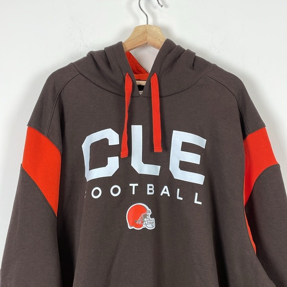 Cleve Brown NFL Fanatics Mens 4XL Sweatshirt Hoodie Long Sleeve Graphic Pullover - Picture 3 of 8